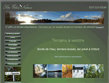 Tablet Screenshot of elannature.ca